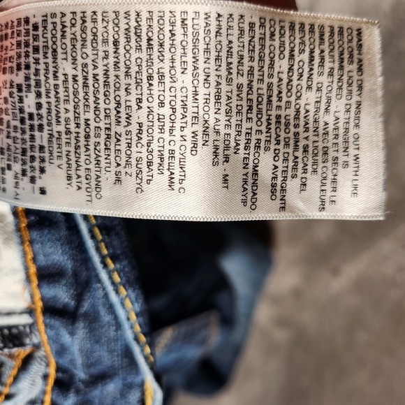 Levi's 505 Jeans Men's 34X30 Straight Leg Distressed Blue - Picture 12 of 16